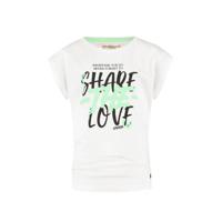 Vingino T-shirt Hildy met tekst wit - thumbnail