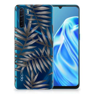 OPPO A91 | TPU Case | Leaves Grey OPPO A91 | TPU Case | Leaves Grey