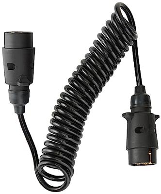 ProPlus spiraalkabel met 2x7-pins stekker 3 m