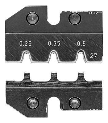Knipex 97 49 27 97 49 27 Krimpinzetstuk MQS-stekkers 0.25 tot 0.5 mm²
