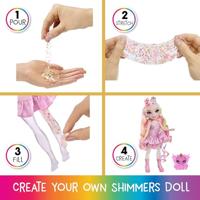 MGA Entertainment Rainbow high glitters met slijm modepop - bella - thumbnail