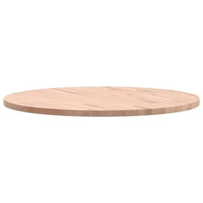 Tafelblad rond 80x2,5 cm massief beukenhout