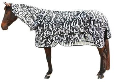 Vliegendeken Zebra incl. nekdeel 205 cm Vliegendeken Zebra incl. nekdeel 205 cm