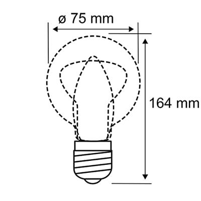Paulmann 28878 LED-lamp E27 Kaars 3.5 W = 17 W Goud (Ø x h) 75 mm x 164 mm 1 stuk(s)