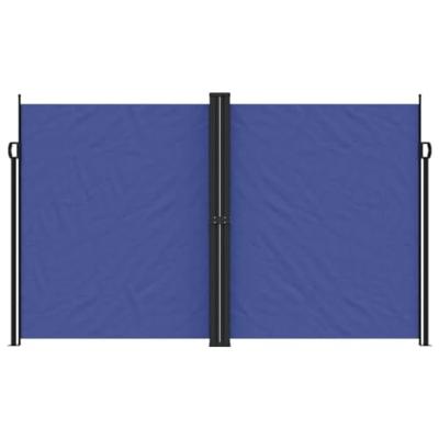 VidaXL Windscherm uittrekbaar 200x1000 cm blauw