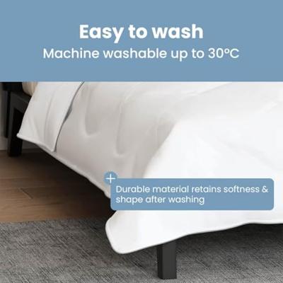 VidaXL 2-in-1 dekbed wit 200 x 220 cm polyester