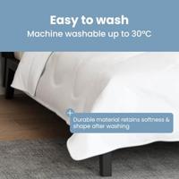 VidaXL 2-in-1 dekbed wit 200 x 220 cm polyester - thumbnail