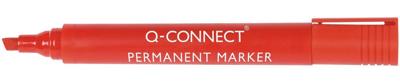 Q-CONNECT permanente marker, 2-5 mm, schuine punt, rood Q-CONNECT permanente marker, 2-5 mm, schuine punt, rood