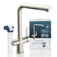 Schutte AQUASTAR PRO drinkwater keukenkraan met filtersysteem | RVS look - 99805 - thumbnail