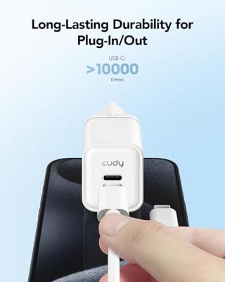 Cudy 20w usb-c charger (wit)