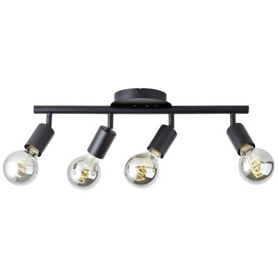 Brilliant 4-lichts plafondlampTiffany zwart - 99683/06