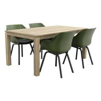 Hartman Sophie Element Mosgroen/Rome grey 170 cm. tuinset - 5-delig - thumbnail