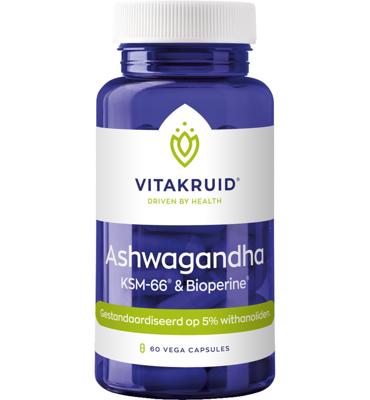 Vitakruid Ashwagandha 5% withanoliden KSM-66® & Bioperine® 60 Vitakruid Ashwagandha 5% withanoliden KSM-66® & Bioperine® 60