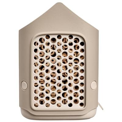 Insectenhotel cosy insect hotel d18 h23 cm paddenstoel beige bloempot elho - Elho