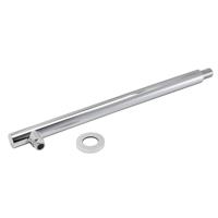 BWS Muuruitloop Rond Luxe 45cm Chroom - thumbnail