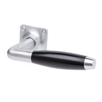 De Oude Deurklink Deurklink - Klassiek mat nikkel vierkante rozet - thumbnail