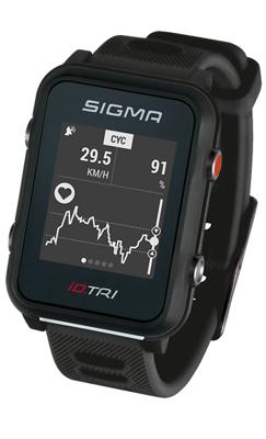 Sigma iD.TRI Sporthorloge GPS - Zwart