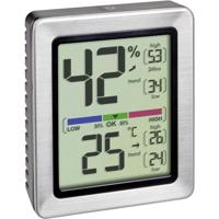 TFA Dostmann EXACTO 30.5047.54.K Thermo- en hygrometer Zilver - thumbnail