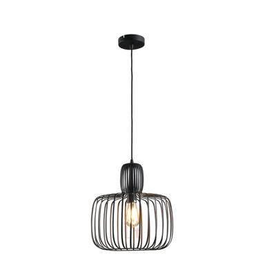 Freelight Hanglamp Costola Ø 35 cm zwart