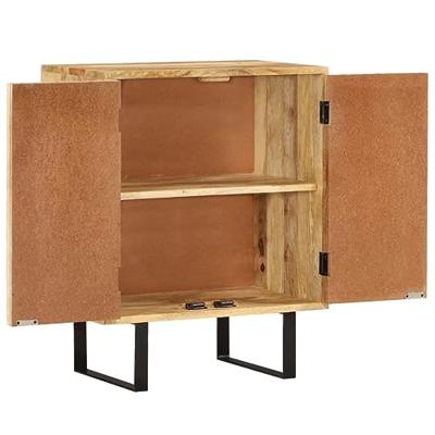 Dressoir met 2 deuren 55x35x70 cm massief mangohout