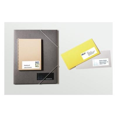 Avery-Zweckform 3424-10 Universele etiketten 105 x 48 mm Papier Wit 120 stuk(s) Permanent hechtend Laser (kleur), Laser (zwart/wit)