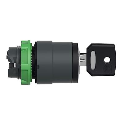 Schneider Electric ZB5AG7 Harmony ZB5AG7 Sleutelschakelaar Sleutel Zwart 3 x 45 ° Sleutel-ontgrendeling 1 stuk(s)