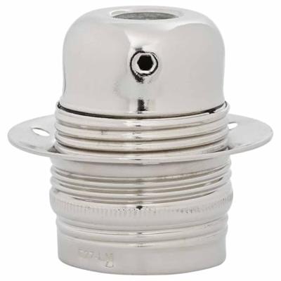 Lamphouders 2 st nikkel satijn E27 Lamphouders 2 st nikkel satijn E27