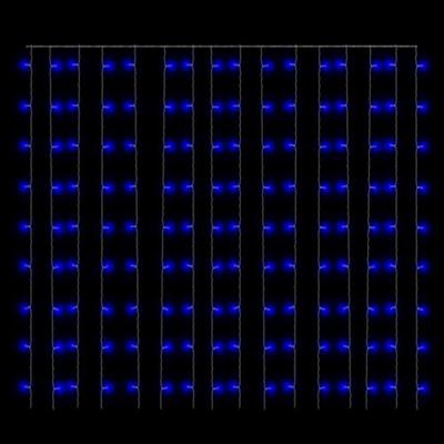 VidaXL Lichtsnoergordijn met 300 led's en 8 functies 3x3 m meerkleurig
