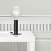 Kleine zwarte tafellamp met schakelaar en E27 fitting Nordlux &apos;Dean&apos; - thumbnail
