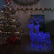 VidaXL Kerstversiering rendier 2 st 60x16x100 cm acryl - thumbnail