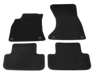 Automatten op maat - zwart velours - Audi A4 B8 2008-2016