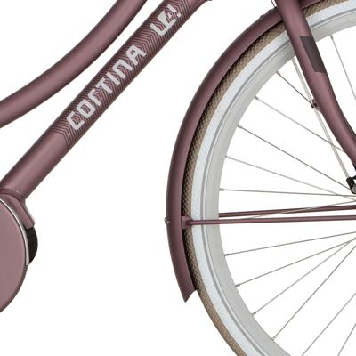 Cortina spatbord voor 28 e-u4 spicy silver matt