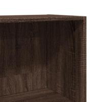 Boekenkast 40x30x189 cm bewerkt hout bruin eikenkleurig - thumbnail