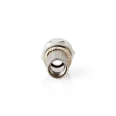 Nedis CSVC41902ME F-connector Mannelijk Voor 7,4mm-coaxkabels 25 Stuks Metaal Nedis CSVC41902ME F-connector Mannelijk Voor 7,4mm-coaxkabels 25 Stuks Metaal