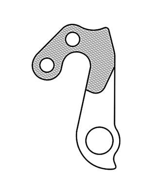 Union derailleurpad gh-147 met schroefset m4x0.7 - thumbnail