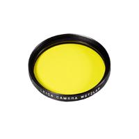 Leica 13073 Filter Yellow E49 zwart - thumbnail