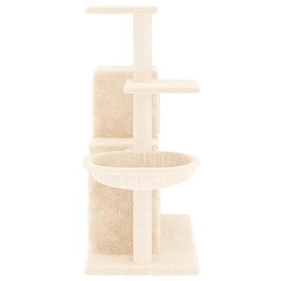 VidaXL Kattenmeubel met sisal krabpalen 83 cm crèmekleurig