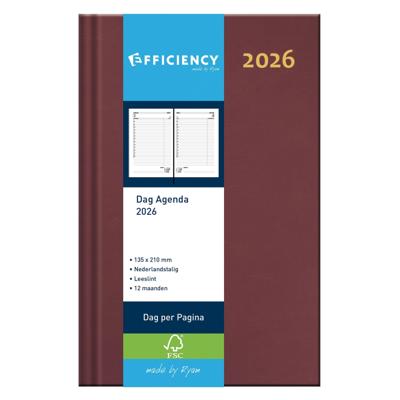Agenda 2026 ryam efficiency baladek 1d/1p bordeaux