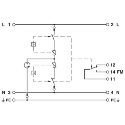 Phoenix Contact 2907926 PLT-SEC-T3-60-FM-PT Overspanningsveilige afleider Piece 5 stuk(s)
