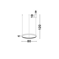 Lyora HanglampPreston goud Ø 80cm - 9285801 - thumbnail