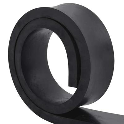 Rubberen rand voor sneeuwploeg 150x8x2 cm zwart