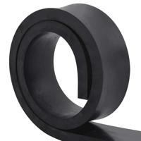 Rubberen rand voor sneeuwploeg 150x8x2 cm zwart - thumbnail