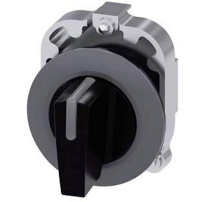 Siemens 3SU10622DM100AA0 3SU1062-2DM10-0AA0 Knevelschakelaar Knevel Zwart 2 x 45 ° 1 stuk(s)