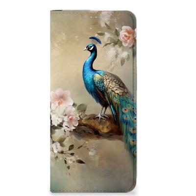 Smartphone hoesje voor OPPO Reno8 Vintage Pauwen