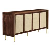 Dressoir Home ESPRIT Vezel Mangohout 180 x 40 x 80 cm - thumbnail