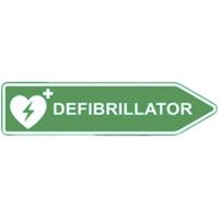 MEDX5 AED-Z-SCHILD-R AED-bord Buiten Aluminium - thumbnail