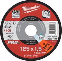 Milwaukee Accessoires Milwaukee scs 41 / 125 dunne metaaldoorslijpschijven pro+ - 4932498002 - thumbnail