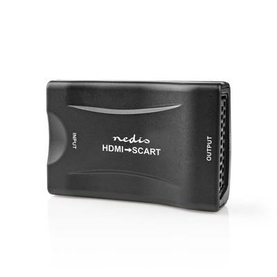 HDMI-Converter | HDMI Input | Scart Female | 1-weg | 1080p | 1.2 Gbps | ABS | Zwart HDMI-Converter | HDMI Input | Scart Female | 1-weg | 1080p | 1.2 Gbps | ABS | Zwart