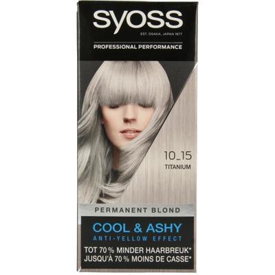 Syoss Syoss Color Baseline 10-15 Titanium Haarverf (1set)