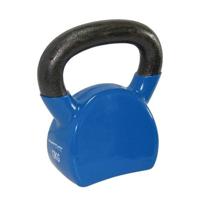Tunturi Vinyl Kettlebell l 12KG l blauw - thumbnail
